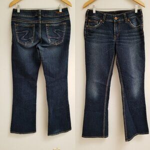 Silver Jeans Size 29-31 Womens Suki Boot Cut Low Rise Blue Jeans